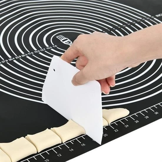 MERGEN STORE Silikon Çok Amaçlı Geniş Hamur Matı Hamur Açma Matı 40*50 cm - 4