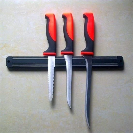 MERGEN STORE Mıknatıslı Paslanmaz Duvar Bıçak Askısı Standı 55 Cm Aparat - Resim 6