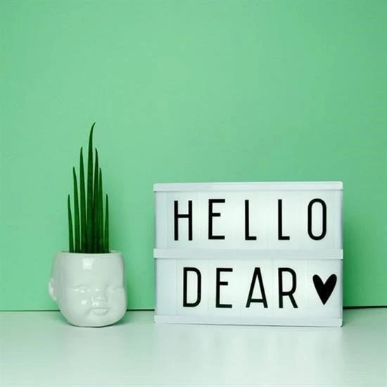 MERGEN STORE Sinematik Lightbox Dekorasyon Aydınlatma Aksesuarları (A5 Boyut)