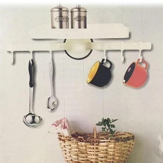 MERGEN STORE Askılı Raf Çok Fonksiyonlu Mutfak Banyo Tuvalet Tutacak ve Raf