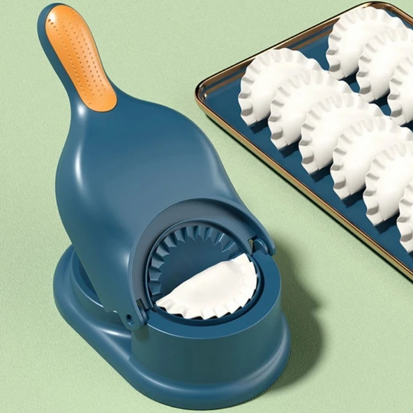MERGEN STORE Pratik Hamur Açıcı Mantı Börek Poğaça Hamuru Açma Aparatı Ravioli Mantı Makinesi