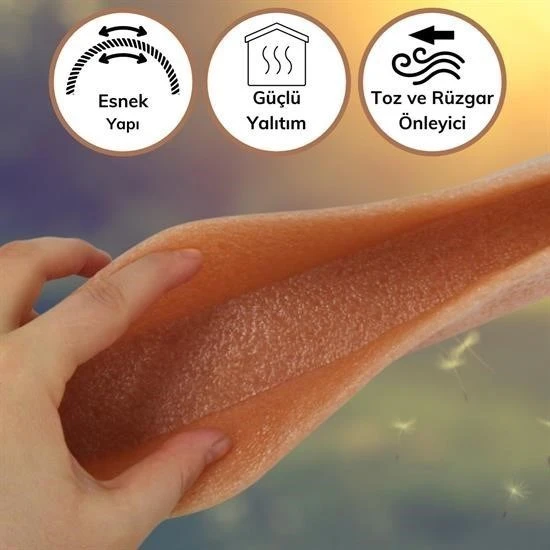 MERGEN STORE  4 Adet Kapı Toz Rüzgar Önleyici Isı Yalıtımı Sağlayan Sızdırmaz Strafor - 5