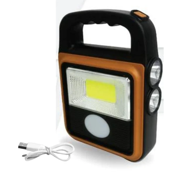 MERGEN STORE Taşınabilir 4 Farklı Fonksiyonlu Güneş Enerjili ve USB ile Şarj Olabilen Portatif Led Işıldak HS-8020