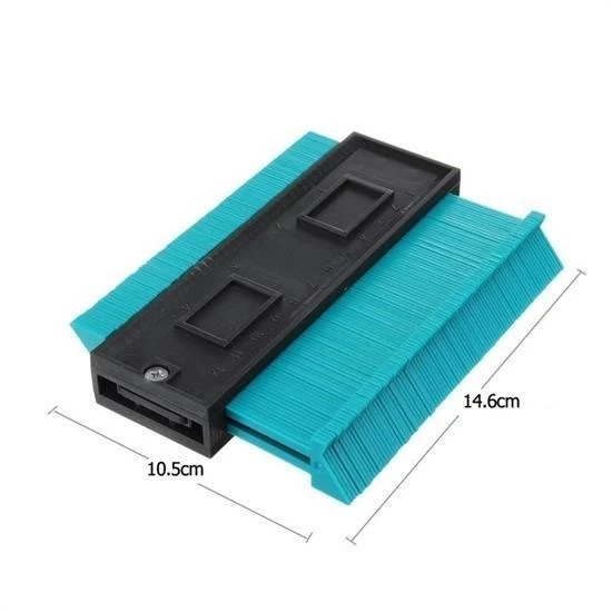 MERGEN STORE Çok Fonksiyonlu Plastik Kontur Ölçüm Cihazı Ahşap Fayans Şekillendirme Kalıbı - Resim 7