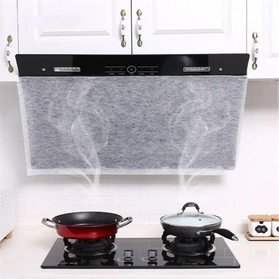 MERGEN STORE 2li Yağ Emici Duman Önleyici Pratik Mutfak Davlumbaz Koruyucu Dayanıklı Yedek Filtre 45x90cm - 7