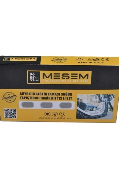 MERGEN STORE 13lü Bisiklet Motorsiklet İç Lastik Yaması Soğuk Yapıştırıcılı - 7