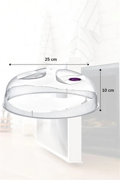 MERGEN STORE Mikrodalga Fırın Koruyucu Sızdırmaz Gıda Koruyucu Dayanıklı Yiyecek Isıtma Kapağı - 8