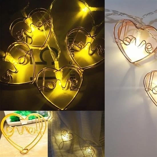 MERGEN STORE Kalpli Şerit Led Işık Zinciri Aydınlatma Doğum Günü Süs Işığı - 2