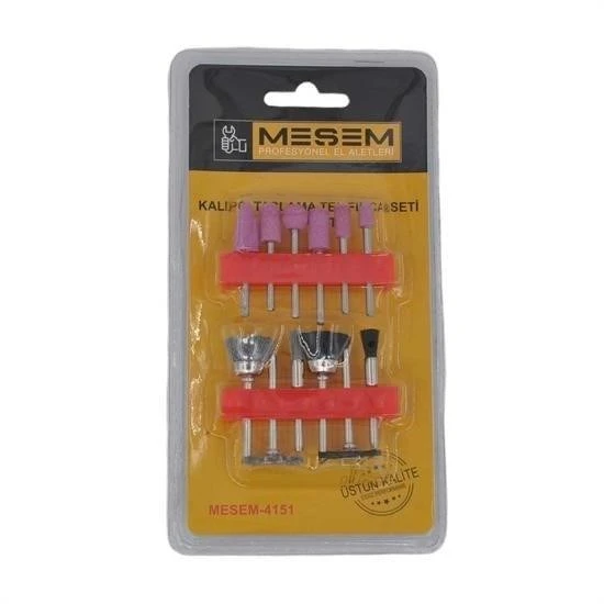 MERGEN STORE 12li Kalıpçı Taşlama Uçları Seti Tel Fırça Gravür Uçları Seti
