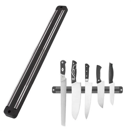 MERGEN STORE Mıknatıslı Paslanmaz Duvar Bıçak Askısı Standı 55 Cm Aparat - Resim 4