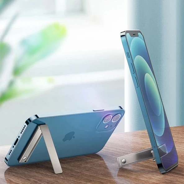 MERGEN STORE Tüm Telefonlara Uyumlu Kendiliğinden Yapışkanlı Cep Telefon Standı - 3