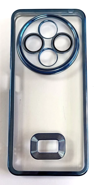 Xiaomi Redmi 14C Uyumlu Laser Kenarlı Kamera Çıkıntılı Şeffaf Kılıf - Resim 4