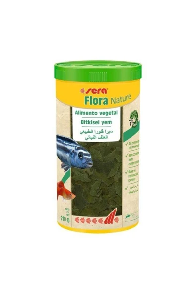 Sera Flora Nature Bitkisel Balık Yemi 1000 Ml