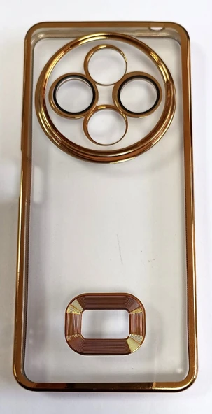 Xiaomi Redmi 14C Uyumlu Laser Kenarlı Kamera Çıkıntılı Şeffaf Kılıf - Resim 3