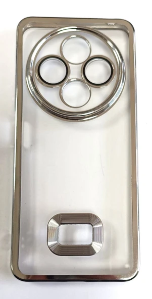 Xiaomi Redmi 14C Uyumlu Laser Kenarlı Kamera Çıkıntılı Şeffaf Kılıf - Resim 2