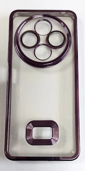 Xiaomi Redmi 14C Uyumlu Laser Kenarlı Kamera Çıkıntılı Şeffaf Kılıf - Resim 5