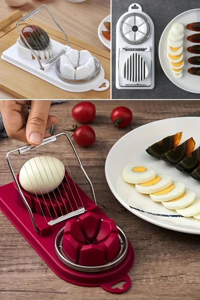 BUFFER® Çok Fonksiyonlu Eşit Yumurta ,Meyve Dilimleyici Kesici Aparat - 8