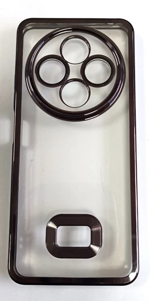 Xiaomi Redmi 14C Uyumlu Laser Kenarlı Kamera Çıkıntılı Şeffaf Kılıf