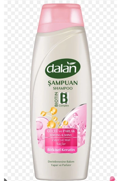 Dalan Şampuan Güçlü ve Parlak Bitkisel Keratin 450 ml
