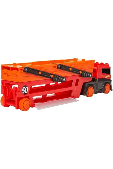 HOT WHEELS Bf Market Ghr48 Mega Tır (Kırmızı-Turuncu) - 3