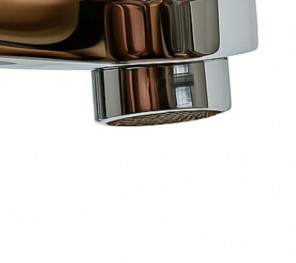 Sardıcı Equus Serisi Krom Kaplama Pirinç Dökümü Çift Su Girişli Lavabo Bataryası - Resim 4