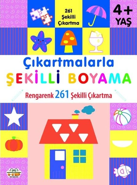 4 Yaş ve Üzeri Çıkartmalarla Şekilli Boyama (146 Şekilli Çıkartma) - 3