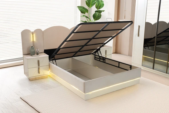 MİLANO MDF YATAK ODASI TAKIMI - Resim 4