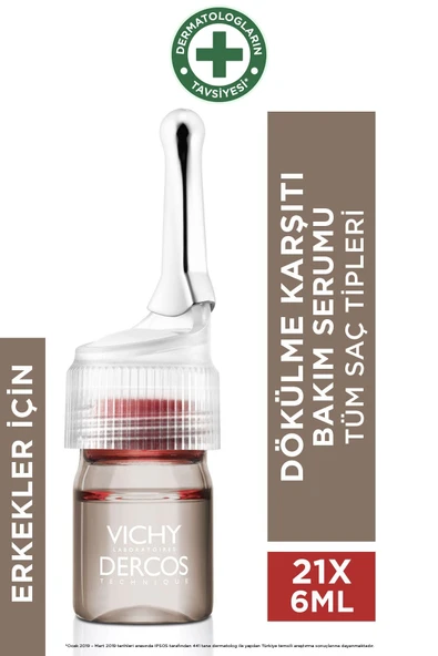 Vichy Dercos Aminexil- Erkekler için Saç Dökülmesine Karşı Serum 21x6 ml
