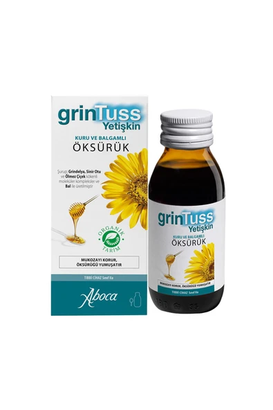 Grintuss Yetişkin Şurup 128 gr - Resim 2