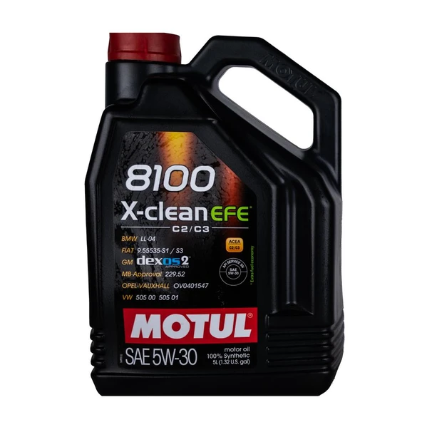 Motul 8100 X-Clean Efe 5w/30 5 Lt (Dizel & Benzinli)