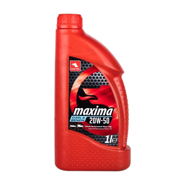 Petrol Ofisi Maxima 20w/50 1Lt (Dizel & Benzinli)