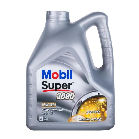 Mobil 5w/40 Süper 3000 X1 4Lt (Dizel & Benzinli) ürün görseli