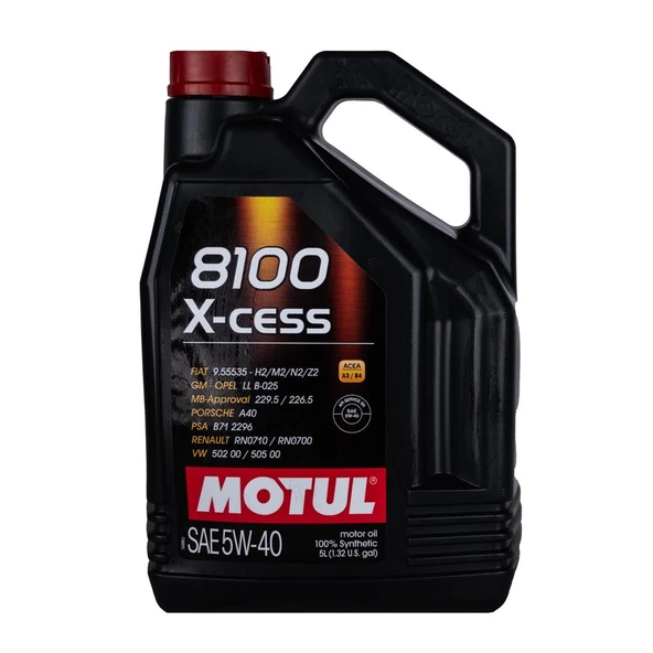 Motul 8100 X-Cess 5w/40 4 Lt (Dizel & Benzinli) ürün görseli