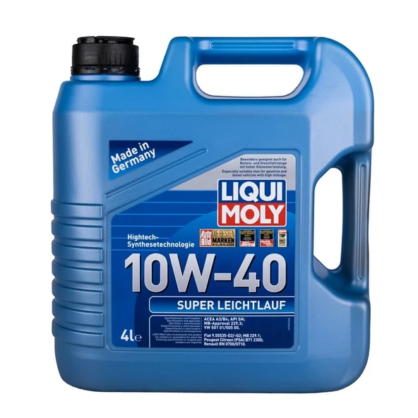Liqui Moly 10W/40 9504 Super Leichtlauf 4Lt  (Dizel & Benzinli) ürün görseli