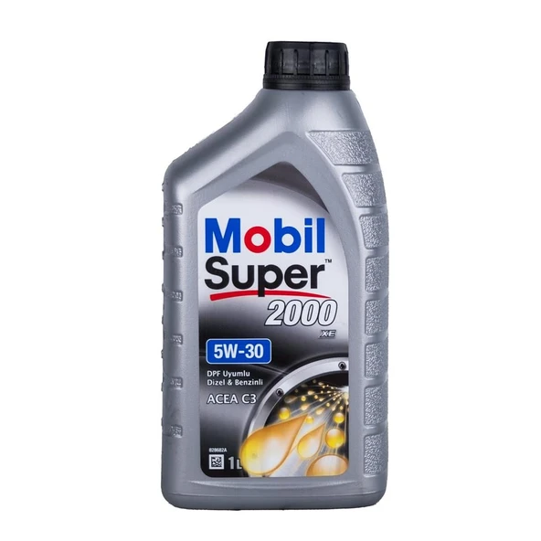 Mobil 5w/30 Super 2000 Xe C3 1Lt (Dizel & Benzinli) ürün görseli