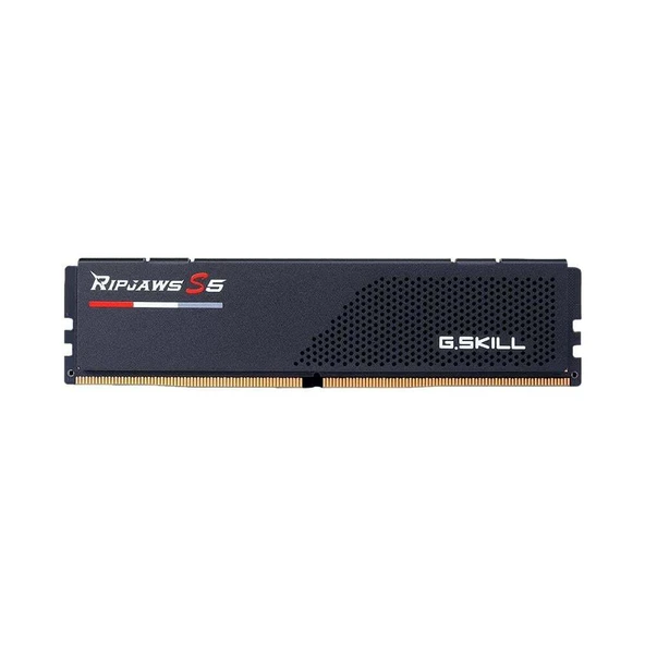 GSKILL Ripjaws S5 Siyah DDR5-5200Mhz CL40 16GB 1x16GB Single 40-40-40-83 1.10V