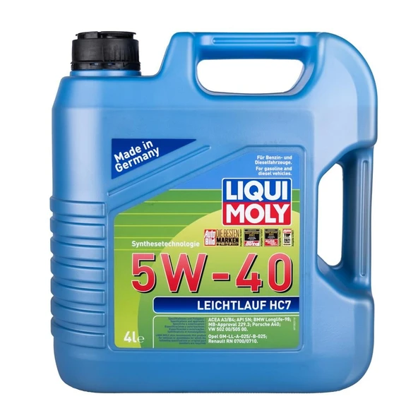 Liqui Moly 5W/40 1382  Leichtlauf Hc7 4Lt (Dizel & Benzinli)