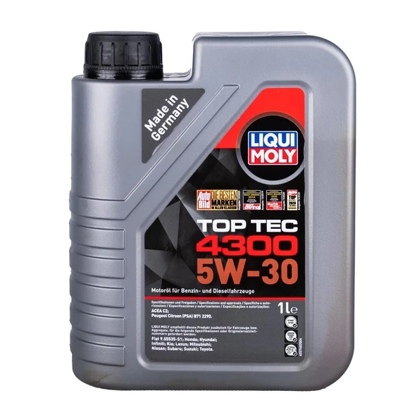 Liqui Moly 5W/30 2323 Top Tec 4300 1Lt (Dizel & Benzinli)