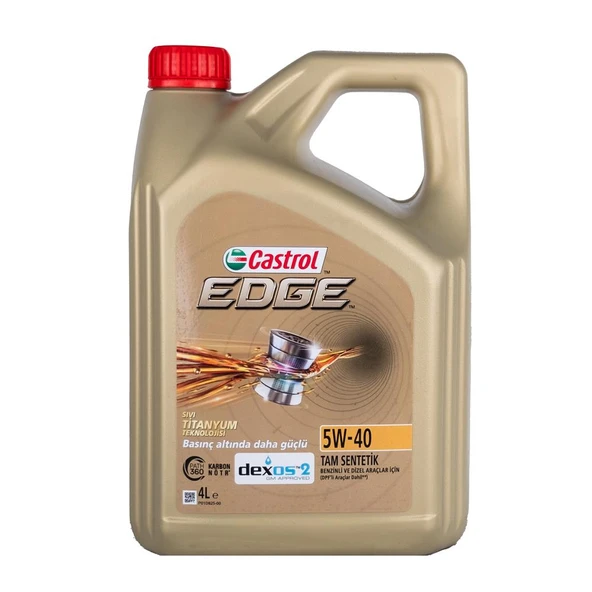 Castrol Edge 5w/40 4Lt (Dizel & Benzinli)