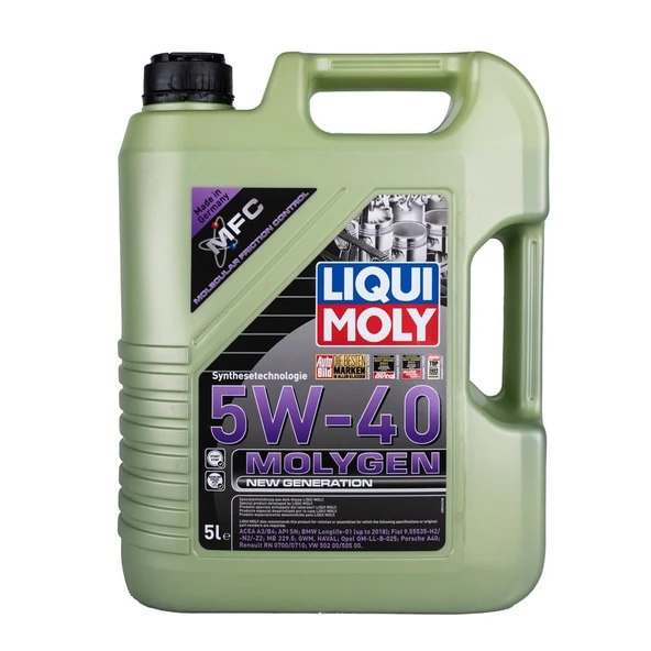 Liqui Moly 5W/40 8536 Molygen New Genaration 5Lt (Dizel & Benzinli)