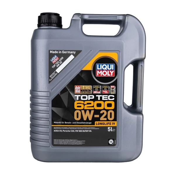 Liqui Moly 0W/20 20789 6200 Top Tec 5Lt (Dizel & Benzinli)