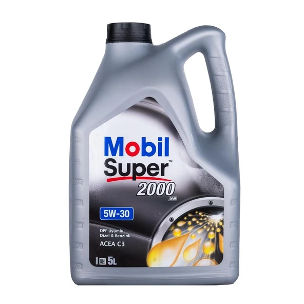 Mobil 5w/30 Super 2000 Xe C3 5Lt (Dizel & Benzinli)