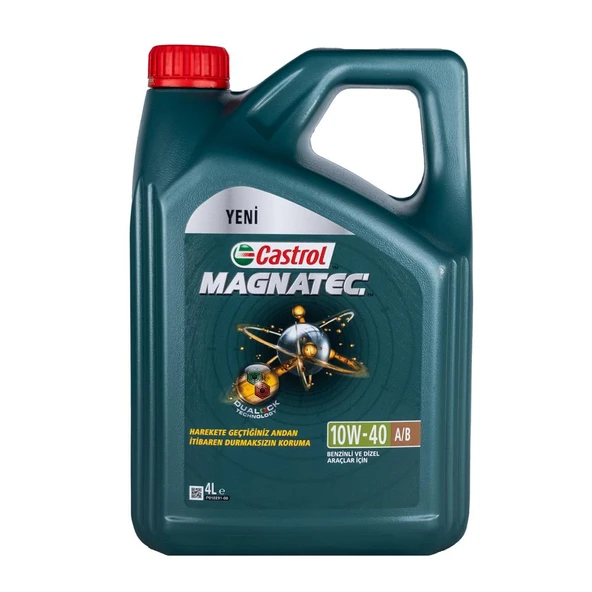 Castrol Magnatec 10w/40 A3/B4 4Lt (Dizel & Benzinli)
