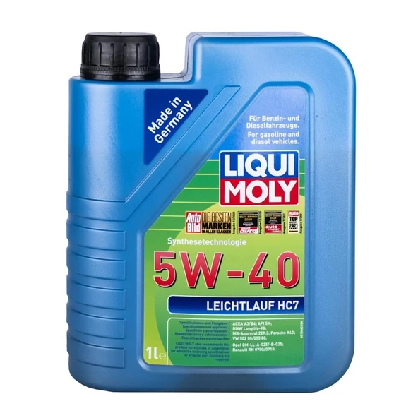 Liqui Moly 5W/40 1346 Leichtlauf Hc7 1Lt  (Dizel & Benzinli)