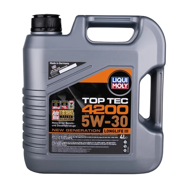 Liqui Moly 5W/30 3715 Top Tec 4200 4Lt  (Dizel & Benzinli) ürün görseli