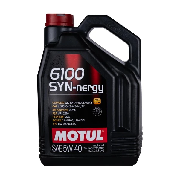 Motul 6100 Synergie+ 5w/40 5 Lt (Dizel & Benzinli)