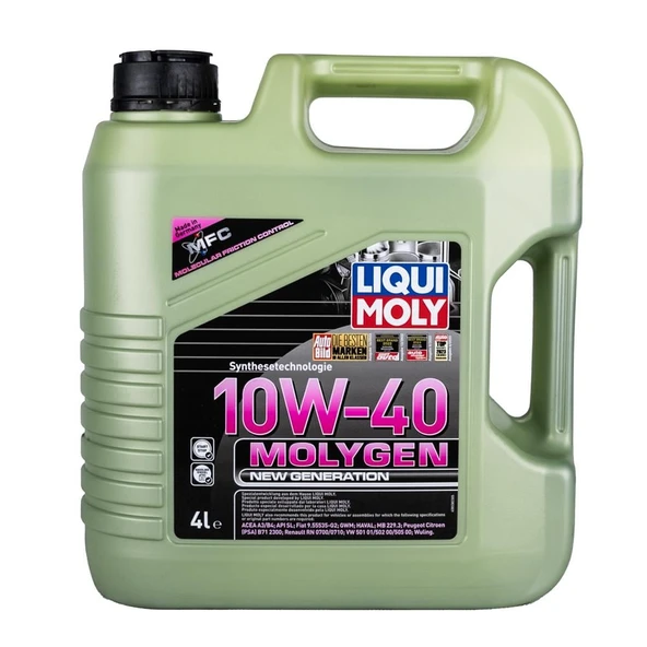 Liqui Moly 10W/40 8538 Molygen 4Lt  (Dizel & Benzinli)