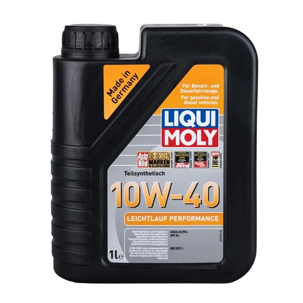 Liqui Moly 10W/40 2338 Leichtlauf Performance 1Lt  (Dizel & Benzinli)
