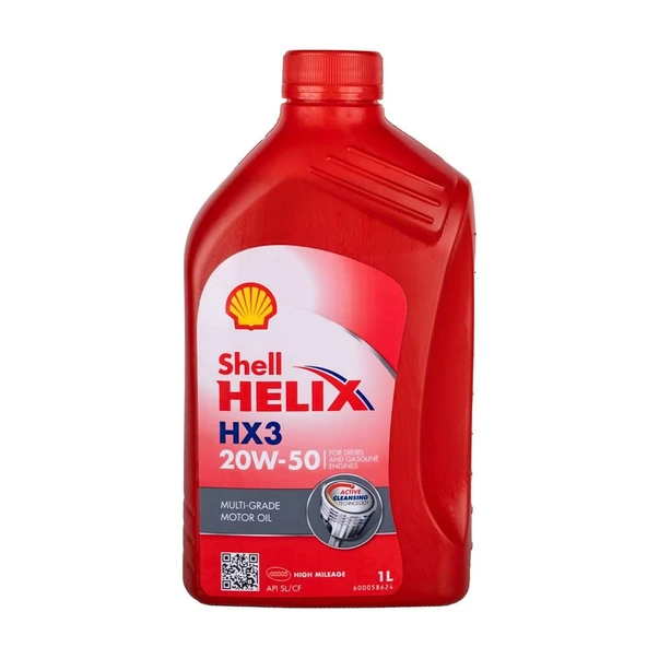 Shell 20W/50 Hx 3 1Lt  (Dizel & Benzinli) ürün görseli