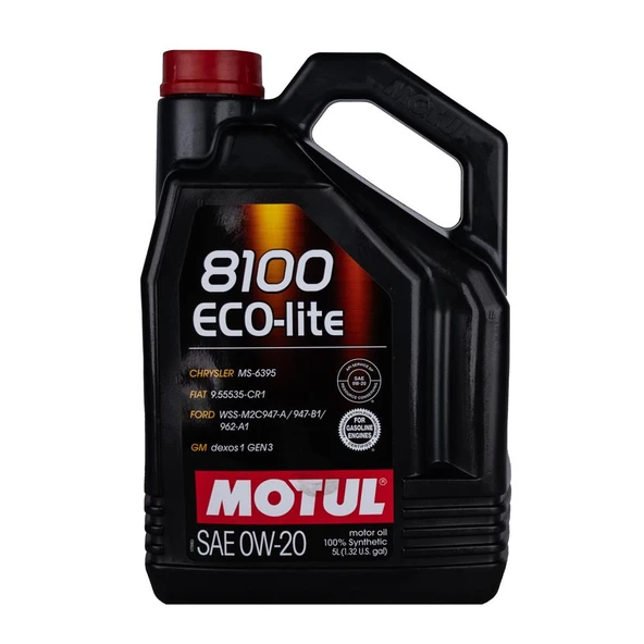Motul 8100 Eco-Lite 0w/20 5 Lt (Dizel & Benzinli)